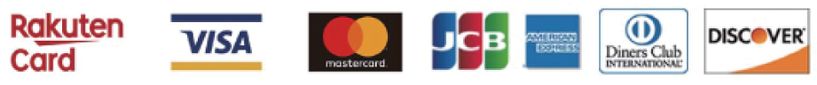 楽天カード　VISA　MASTER　JCB　AMEX　DINERS　DISCOVER の各種クレジットカード